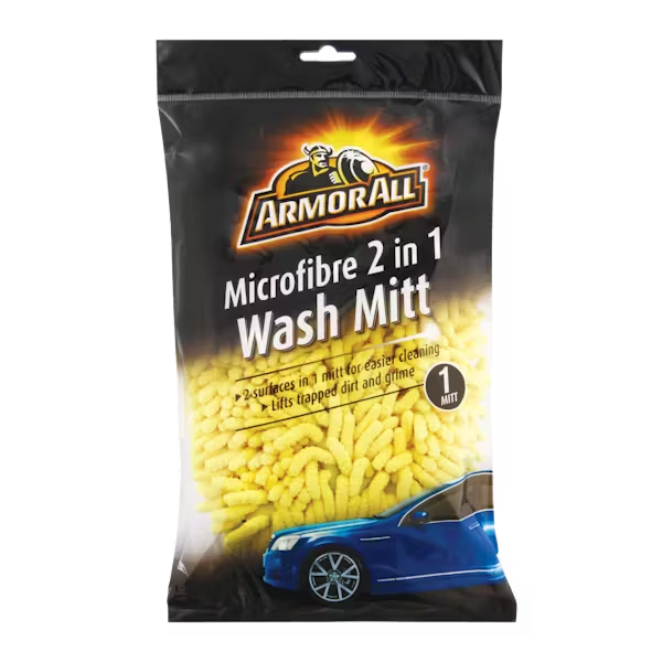 Microfibre 2 in 1 Wash Mitt Image 1
